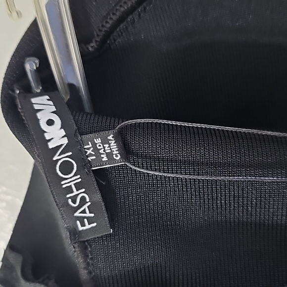 **😪 FINAL SALE ** Fashionova Black Sheer Seduction Bodysuit - Picture 10 of 12